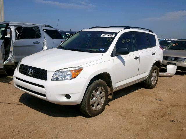 JTMZD33V975045343 - 2007 TOYOTA RAV4 WHITE photo 2