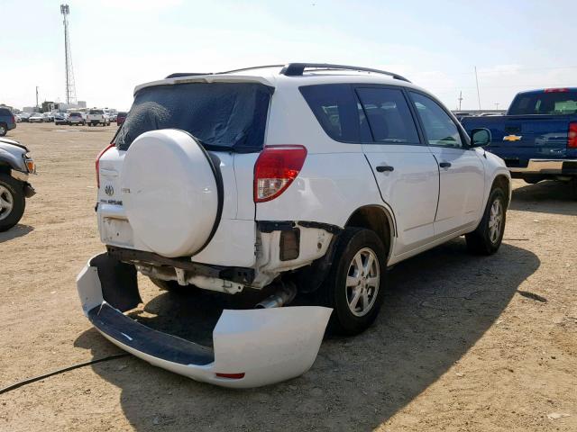 JTMZD33V975045343 - 2007 TOYOTA RAV4 WHITE photo 4