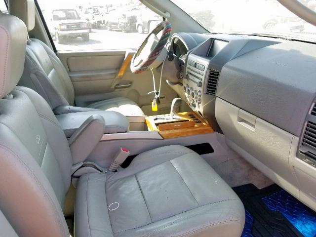 5N3AA08AX4N812349 - 2004 INFINITI QX56 GOLD photo 5