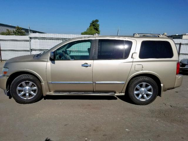 5N3AA08AX4N812349 - 2004 INFINITI QX56 GOLD photo 9