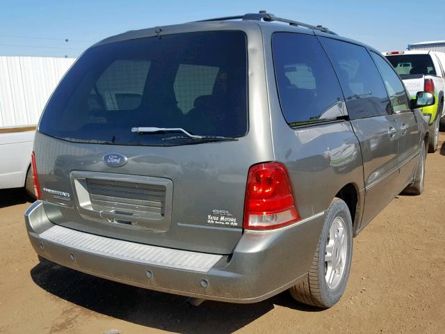 2FMDA52284BA63387 - 2004 FORD FREESTAR S GRAY photo 4