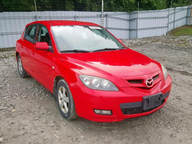 JM1BK34F281148434 - 2008 MAZDA 3 I RED photo 1