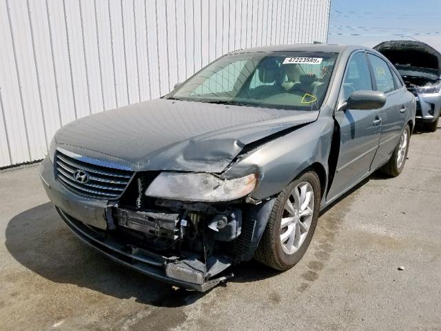 KMHFC46FX6A121363 - 2006 HYUNDAI AZERA SE GRAY photo 2