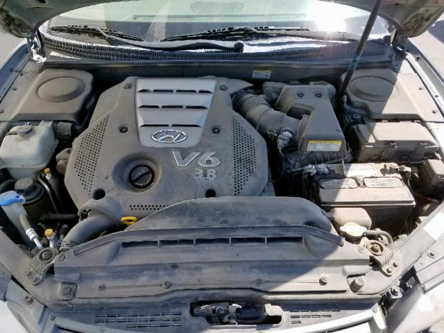 KMHFC46FX6A121363 - 2006 HYUNDAI AZERA SE GRAY photo 7