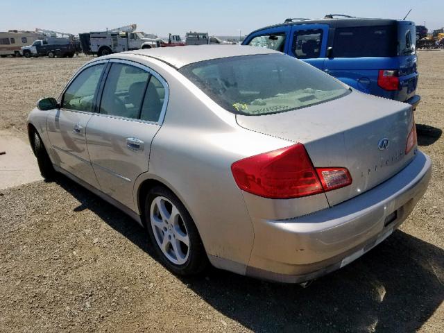 JNKCV51E94M100455 - 2004 INFINITI G35 BEIGE photo 3