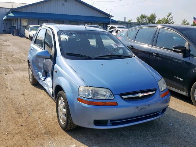 KL1TJ62624B173146 - 2004 CHEVROLET AVEO LS BLUE photo 1