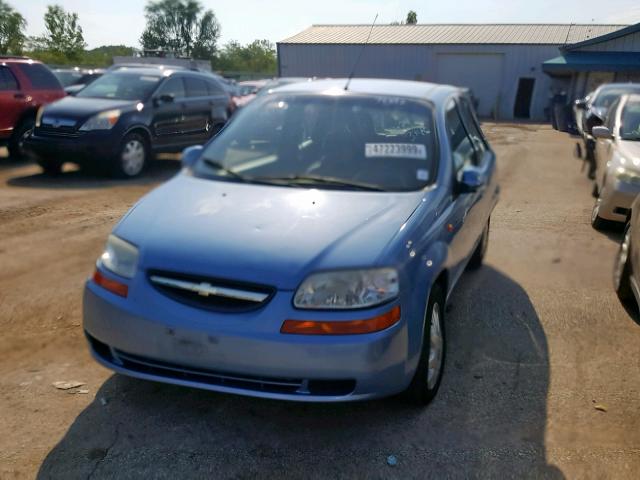 KL1TJ62624B173146 - 2004 CHEVROLET AVEO LS BLUE photo 2