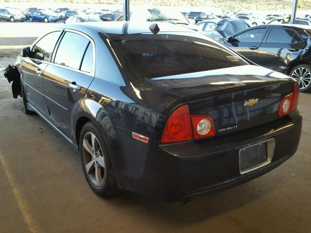 1G1ZC5E02CF154949 - 2012 CHEVROLET MALIBU 1LT BLACK photo 3