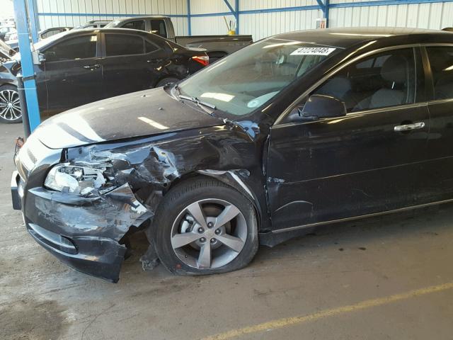 1G1ZC5E02CF154949 - 2012 CHEVROLET MALIBU 1LT BLACK photo 9