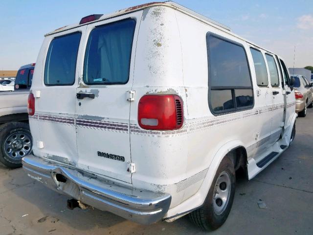 2B6HB21Y8SK514049 - 1995 DODGE RAM VAN B2 WHITE photo 4