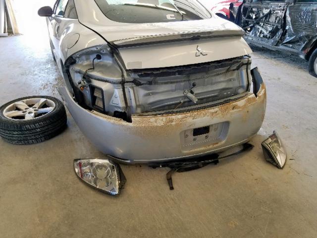 4A3AK24F48E003746 - 2008 MITSUBISHI ECLIPSE GS SILVER photo 9