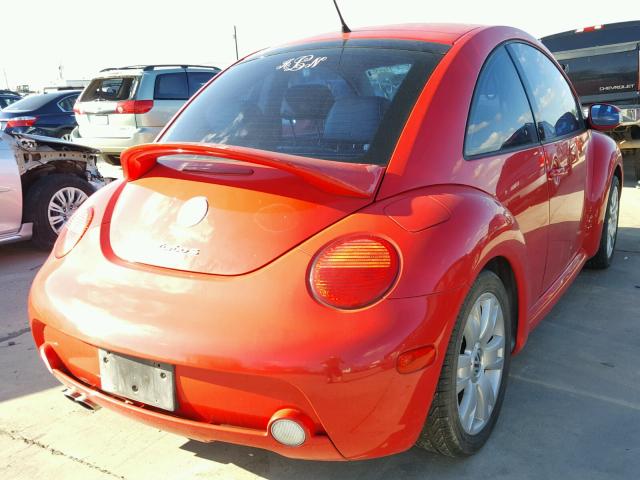 3VWFE21C13M434393 - 2003 VOLKSWAGEN NEW BEETLE RED photo 4