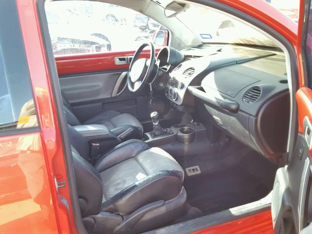 3VWFE21C13M434393 - 2003 VOLKSWAGEN NEW BEETLE RED photo 5