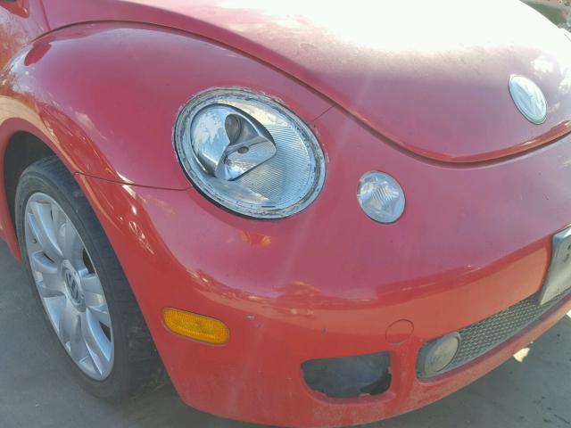 3VWFE21C13M434393 - 2003 VOLKSWAGEN NEW BEETLE RED photo 9