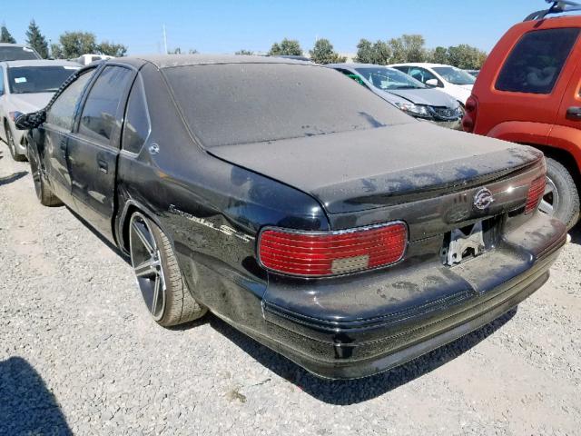 1G1BL52P7TR153586 - 1996 CHEVROLET CAPRICE / BLACK photo 3