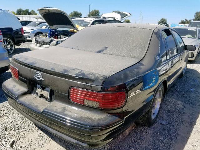 1G1BL52P7TR153586 - 1996 CHEVROLET CAPRICE / BLACK photo 4