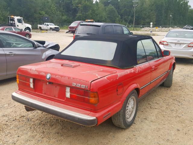 WBABB2311LEC21603 - 1990 BMW 325 IC AUT RED photo 4
