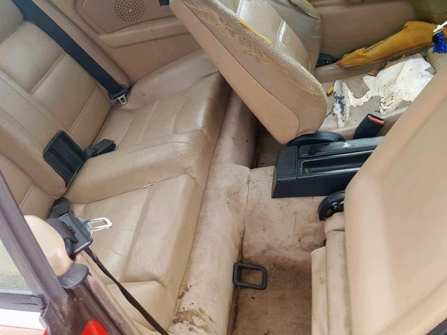 WBABB2311LEC21603 - 1990 BMW 325 IC AUT RED photo 6