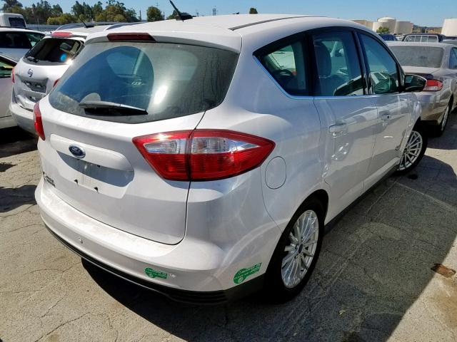 1FADP5CU0DL545263 - 2013 FORD C-MAX PREM WHITE photo 4