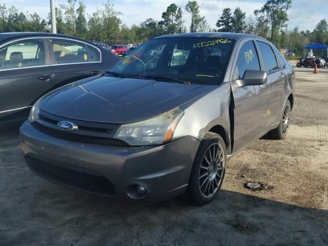 1FAHP3GN2BW142891 - 2011 FORD FOCUS SES GRAY photo 2