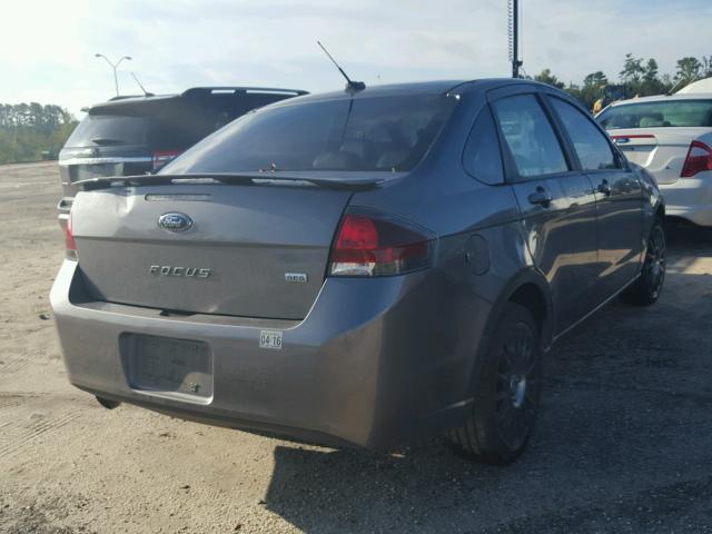 1FAHP3GN2BW142891 - 2011 FORD FOCUS SES GRAY photo 4