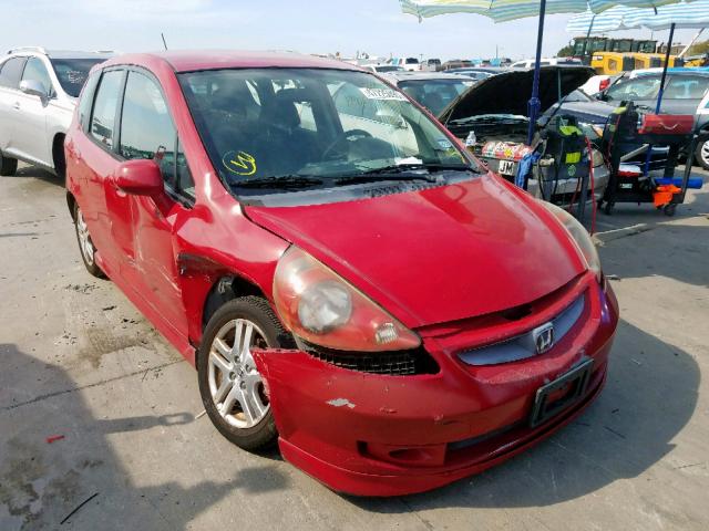 JHMGD38677S051425 - 2007 HONDA FIT S 红色 照片 1