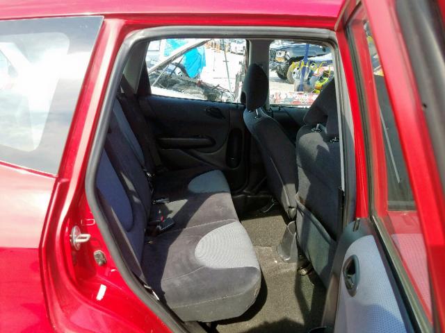 JHMGD38677S051425 - 2007 HONDA FIT S 红色 照片 6