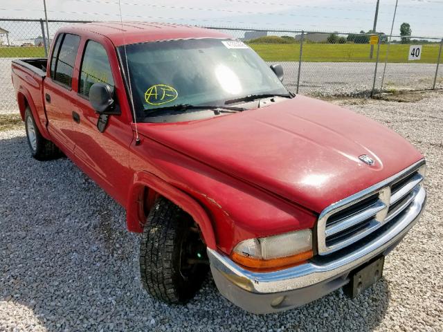 1D7HG48N43S369139 - 2003 DODGE DAKOTA QUA RED photo 1