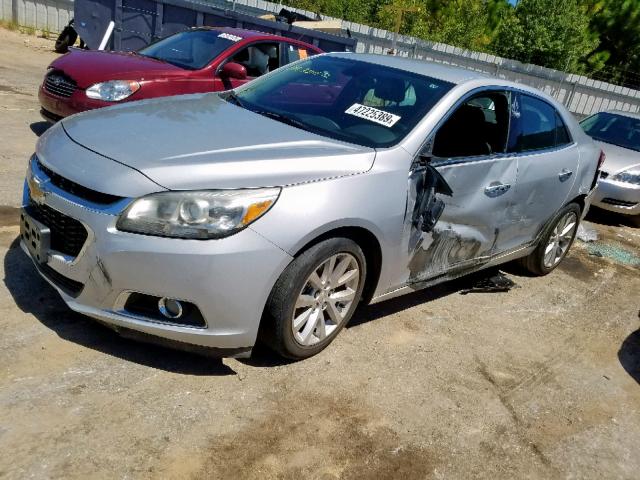 1G11H5S15EF139619 - 2014 CHEVROLET MALIBU LTZ 银色 照片 2