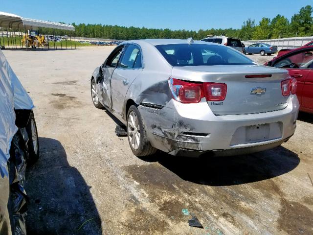 1G11H5S15EF139619 - 2014 CHEVROLET MALIBU LTZ 银色 照片 3