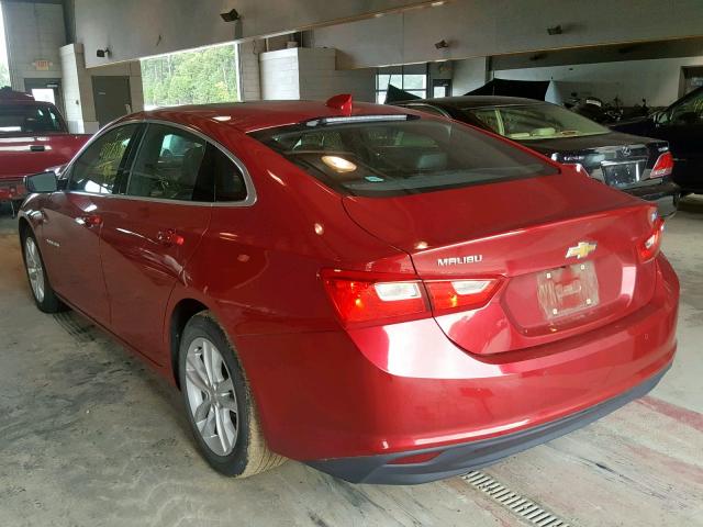 1G1ZJ5SU4GF331388 - 2016 CHEVROLET MALIBU HYB BURGUNDY photo 3