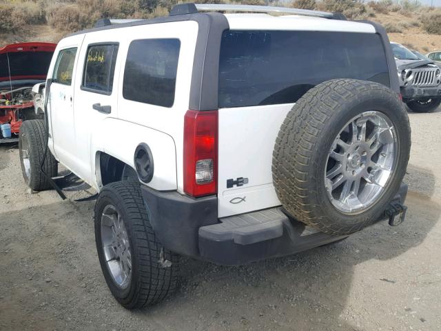 5GTDN136668279756 - 2006 HUMMER H3 WHITE photo 3