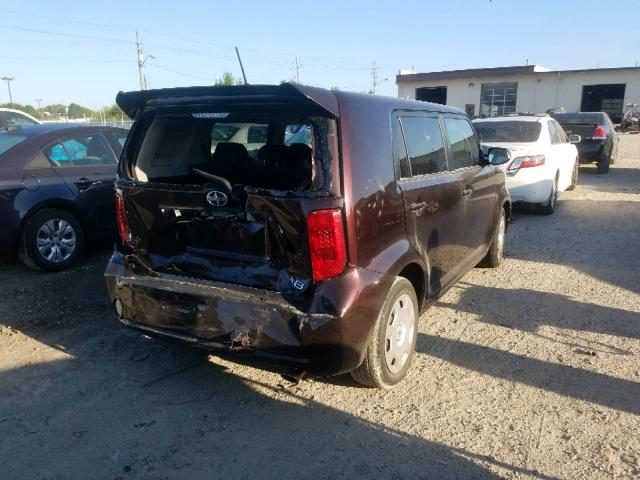 JTLKE50E091070046 - 2009 TOYOTA SCION XB 紫色 照片 4