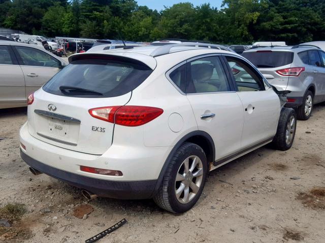JNKAJ09FX8M357990 - 2008 INFINITI EX35 BASE WHITE photo 4