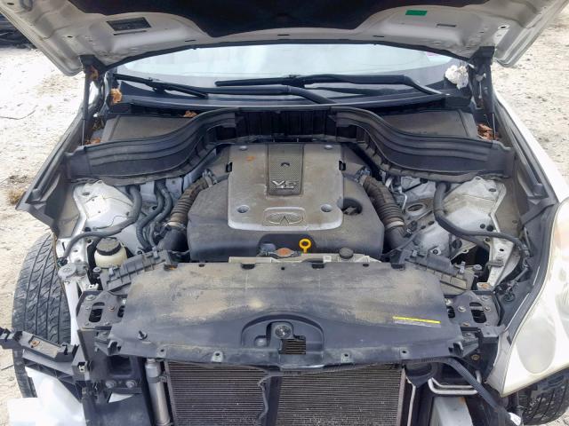 JNKAJ09FX8M357990 - 2008 INFINITI EX35 BASE WHITE photo 7