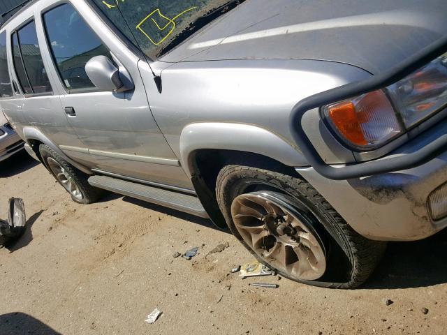 JN8DR09Y52W731902 - 2002 NISSAN PATHFINDER SILVER photo 9