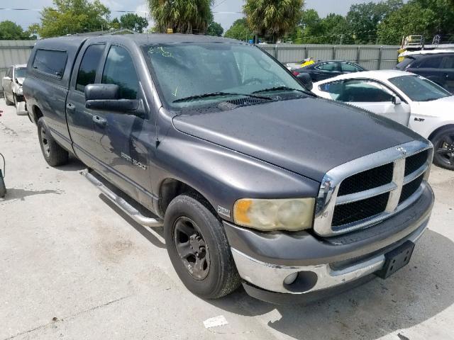 1D7HA18DX4J137367 - 2004 DODGE RAM 1500 S GRAY photo 1