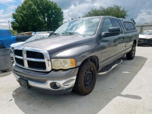 1D7HA18DX4J137367 - 2004 DODGE RAM 1500 S GRAY photo 2