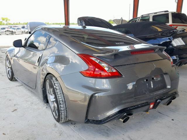 JN1AZ4EHXFM444314 - 2015 NISSAN 370Z BASE GRAY photo 3