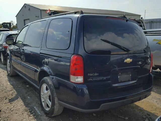 1GNDV23L05D283981 - 2005 CHEVROLET UPLANDER L 蓝色 照片 3