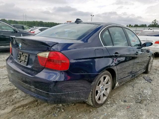 WBAVB33596KR81514 - 2006 BMW 330 I BLUE photo 4