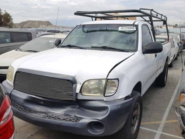 5TBJN32133S416230 - 2003 TOYOTA TUNDRA WHITE photo 2