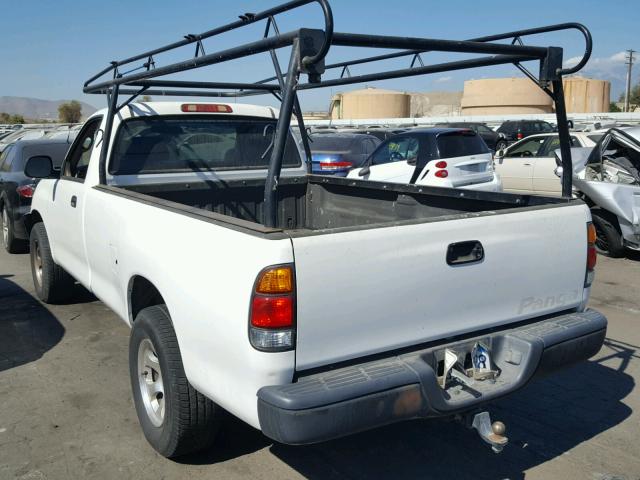 5TBJN32133S416230 - 2003 TOYOTA TUNDRA WHITE photo 3