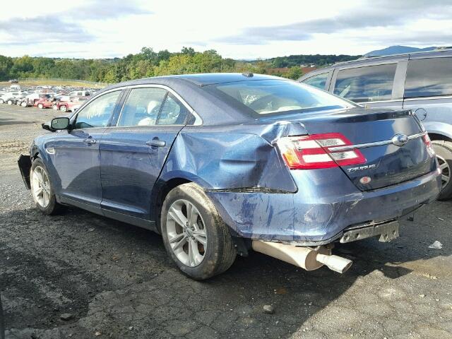 1FAHP2E84GG155831 - 2016 FORD TAURUS SEL BLUE photo 3