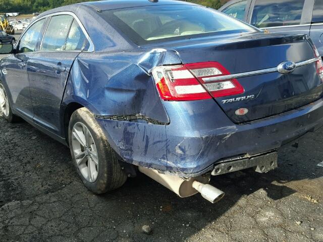 1FAHP2E84GG155831 - 2016 FORD TAURUS SEL BLUE photo 9