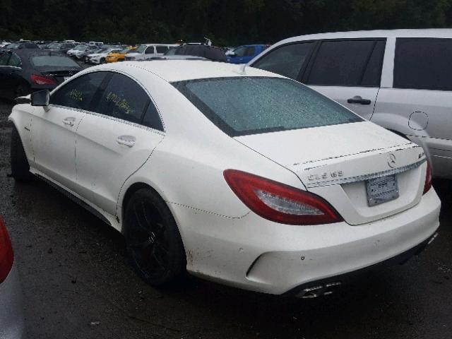 WDDLJ6HB6FA134460 - 2015 MERCEDES-BENZ CLS 400 4M WHITE photo 3