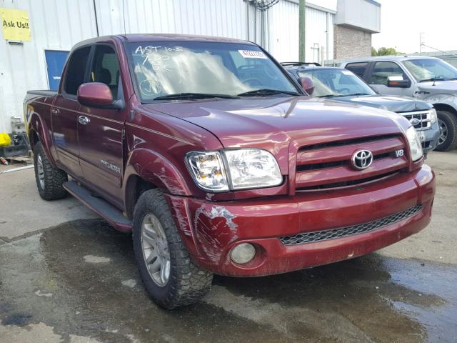 5TBET38104S460508 - 2004 TOYOTA TUNDRA DOU BURGUNDY photo 1