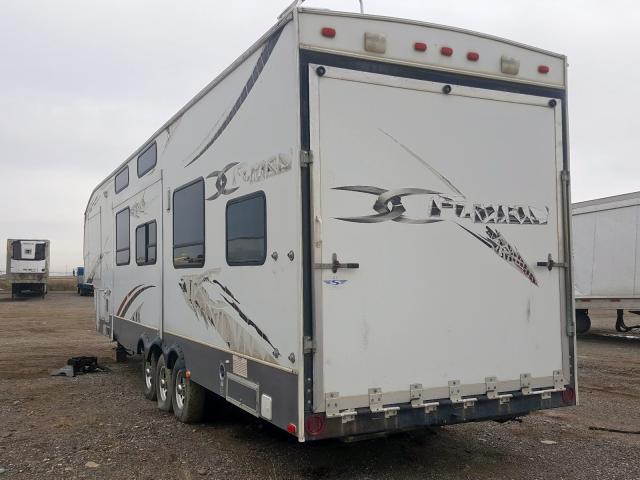 4YDF362348F811091 - 2008 KEYSTONE FUZION WHITE photo 3