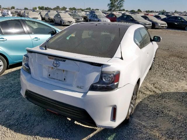 JTKJF5C78E3087296 - 2014 TOYOTA SCION TC თეთრი ფოტო 4