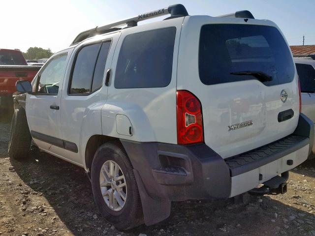 5N1AN0NWXEN814486 - 2014 NISSAN XTERRA X WHITE photo 3